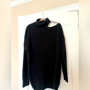 Womens Sweater w turtleneck and off the shoulder style 2X